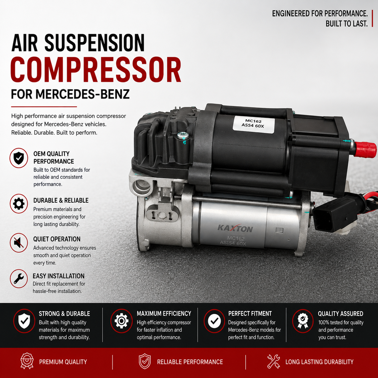 Mercedes E Class W213 Air Suspenion Compressor Pump